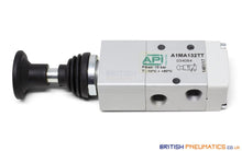 Load image into Gallery viewer, API A1MA132TT Manual Valve 1/8"", 3/2 Push/Pull - British Pneumatics