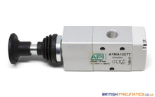 Load image into Gallery viewer, API A1MA132TT Manual Valve 1/8"", 3/2 Push/Pull - British Pneumatics