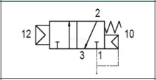 Load image into Gallery viewer, API A1P130 Pneumatic Valve 1/8" 3/2 Normally Closed (Pneumatically Operated) - British Pneumatics