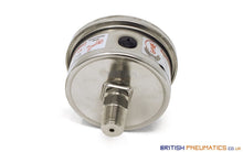 Load image into Gallery viewer, Watson Stainless Steel 700 Bar Pressure Gauge (Back Entry) 1/4" BSPT - British Pneumatics (Online Wholesale)