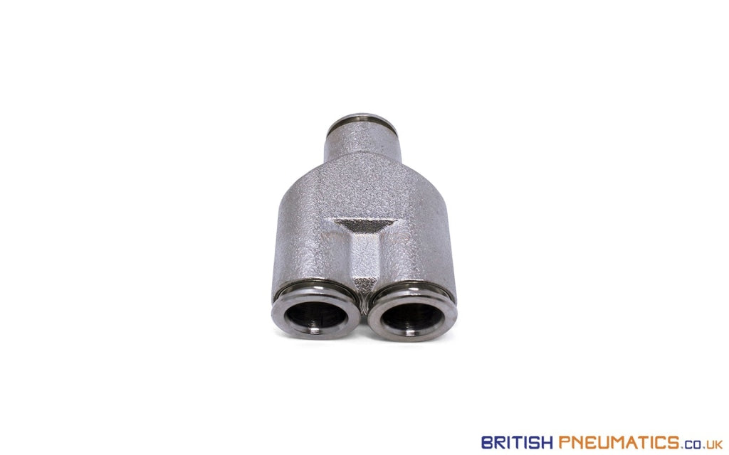 10Mm Intermediate Y Push-In Fitting (Nickel Plated Brass) General