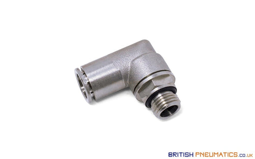 10Mm To 1/4 Swivel Elbow Push-In Fitting (Nickel Plated Brass) General