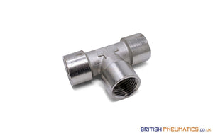 1/2 Female Union Tee Metallic Pneumatic Fitting (Nickel Plated Brass) General