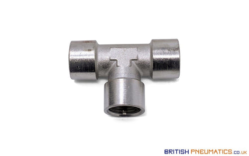 1/2 Female Union Tee Metallic Pneumatic Fitting (Nickel Plated Brass) General