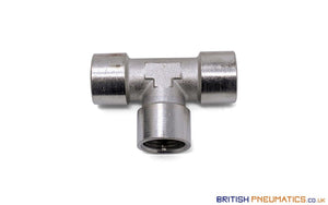 1/2 Female Union Tee Metallic Pneumatic Fitting (Nickel Plated Brass) General