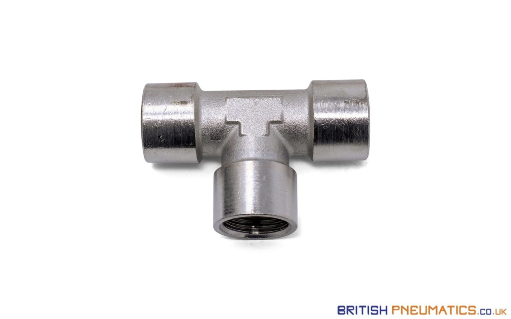 1/2 Female Union Tee Metallic Pneumatic Fitting (Nickel Plated Brass) General