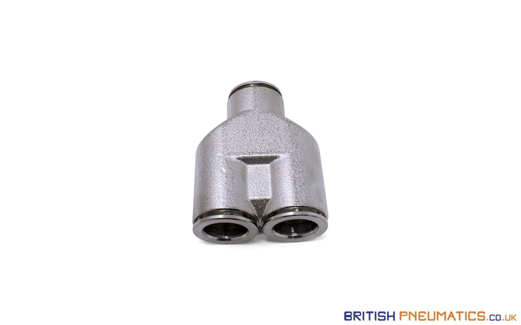12Mm Intermediate Y Push-In Fitting (Nickel Plated Brass) General