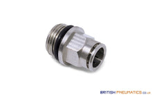 Load image into Gallery viewer, 12Mm To 1/2 Straight Parallel Male Stud Push-In Fitting (Nickel Plated Brass) General