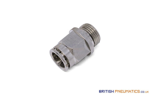 12Mm To 3/8 Straight Parallel Male Stud Push-In Fitting (Nickel Plated Brass) General
