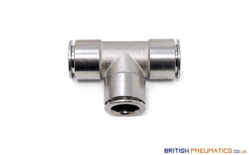 12Mm Union Tee Push-In Fitting (Nickel Plated Brass) General