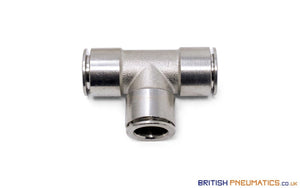 12Mm Union Tee Push-In Fitting (Nickel Plated Brass) General