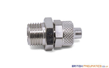 Load image into Gallery viewer, 1/4 Bsp To 8Mm Male Stud Rapid Fittings (Nickel Plated Brass) General