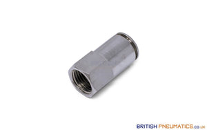 1/4 To 10Mm Female Stud Push-In Fitting (Nickel Plated Brass) General