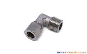 1/4 To 8Mm Bspt Elbow Compression Pneumatic Fitting (Nickel Plated Brass) General