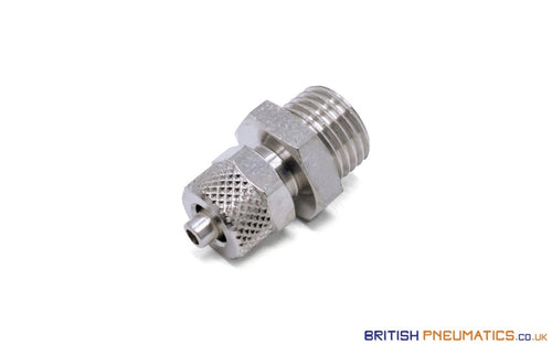 1/8 Bsp To 6Mm Male Stud Rapid Fittings (Nickel Plated Brass) General
