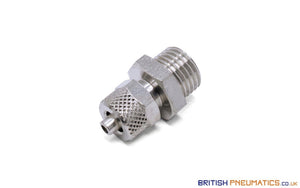 1/8 Bsp To 6Mm Male Stud Rapid Fittings (Nickel Plated Brass) General