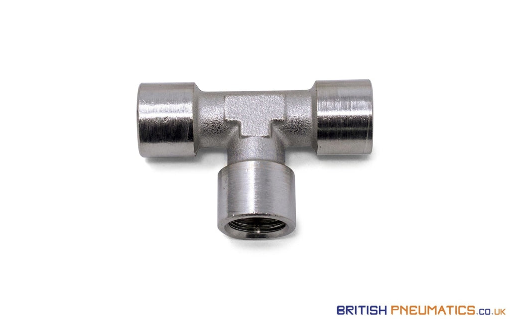 1/8 Female Union Tee Metallic Pneumatic Fitting (Nickel Plated Brass) General