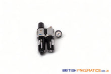 Load image into Gallery viewer, Mindman MACP300L-10A-D Filter, Regulator, Lubricator (FRL) 3/8" - British Pneumatics