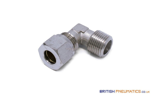 3/8 To 10Mm Bspt Elbow Compression Pneumatic Fitting (Nickel Plated Brass) General