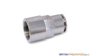 3/8 To 10Mm Female Stud Push-In Fitting (Nickel Plated Brass) General