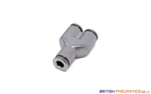 Load image into Gallery viewer, 4Mm Intermediate Y Push-In Fitting (Nickel Plated Brass) General