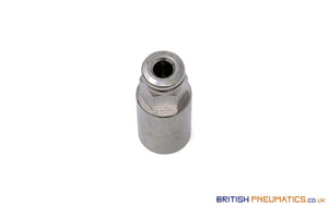 4Mm To 1/8 Straight Female Stud Push-In Fitting (Nickel Plated Brass) General