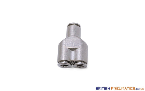 6Mm Intermediate Y Push-In Fitting (Nickel Plated Brass) General