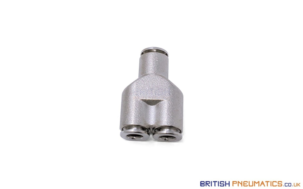 6Mm Intermediate Y Push-In Fitting (Nickel Plated Brass) General