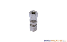 Load image into Gallery viewer, 6Mm Union Compression Pneumatic Fitting (Nickel Plated Brass) General