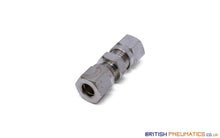 Load image into Gallery viewer, 6Mm Union Compression Pneumatic Fitting (Nickel Plated Brass) General