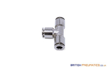 Load image into Gallery viewer, 6Mm Union Tee Push-In Fitting (Nickel Plated Brass) General