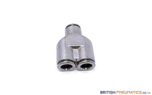 8Mm Intermediate Y Push-In Fitting (Nickel Plated Brass) General