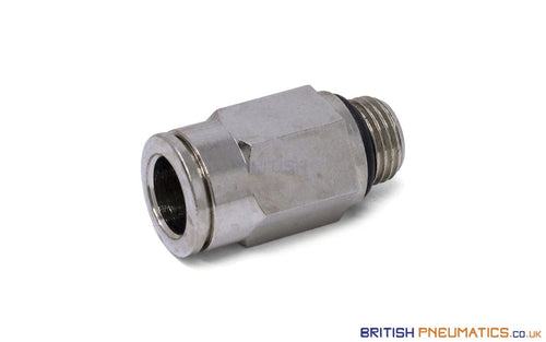 8Mm To 1/8 Straight Parallel Male Stud Push-In Fitting (Nickel Plated Brass) General
