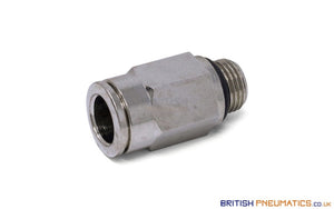 8Mm To 1/8 Straight Parallel Male Stud Push-In Fitting (Nickel Plated Brass) General