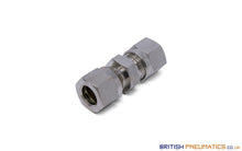 Load image into Gallery viewer, 8Mm Union Compression Pneumatic Fitting (Nickel Plated Brass) General