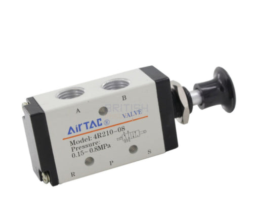 Airtac 3L31008 Push Pull Valve 3/2 Way General