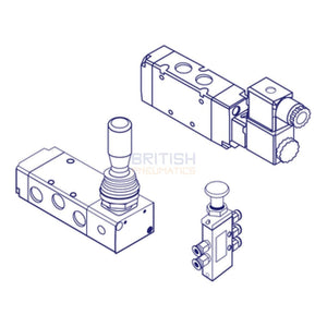 Airtac M5R11006G 5/2 Air Valve General