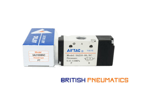 Airtac 3A11008NC Pilot Valve, 3/2