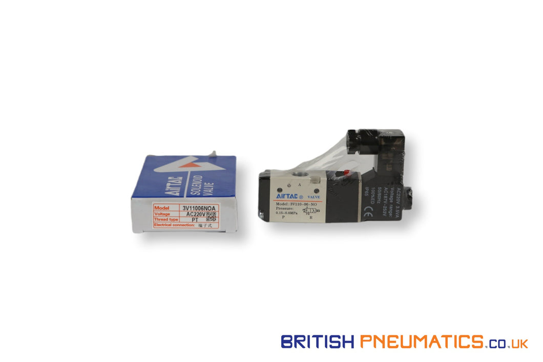 Airtac 3V11006NOA Pneumatic Solenoid Valve (AC 220v)