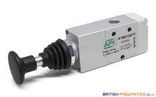 Load image into Gallery viewer, API A1MA130TT Manual Valve 1/8&quot;&quot;, 3/2 Push/Pull - British Pneumatics