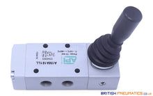 Load image into Gallery viewer, API A1MA151LL Manual Lever Valve 1/8&quot;, 5/2, Two Stable Positions Side Lever - British Pneumatics