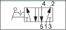 Load image into Gallery viewer, API A1MA151LT Manual Lever Valve 1/8&quot;, 3/2 - British Pneumatics