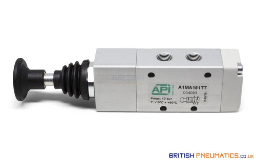API A1MA151TT Push Button Manual Valve 1/8