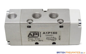 API A1P150 Pneumatic Valve 1/8"5/2 (Pneumatically Operated) - British Pneumatics