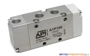API A1P150 Pneumatic Valve 1/8"5/2 (Pneumatically Operated) - British Pneumatics
