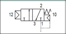 Load image into Gallery viewer, API A1P230 Pneumatic Valve 1/4&quot; 3/2 Normally Closed (Pneumatically Operated) - British Pneumatics