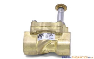API AEP22038 Solenoid Valve for Water and Steam 3/8" 25bar 140℃ NC - British Pneumatics (Online Wholesale)
