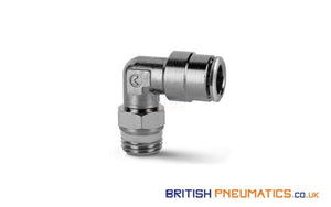 Camozzi 6522 4 M5 Bspp And Metric With O-Ring Swivel Parallel Male Elbow Push-In Fitting General