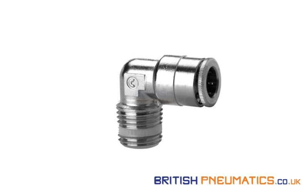 Camozzi S6500 4 1/4 Bspt Sprint Taper Male Elbow Push-In Fitting General