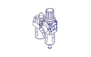 Knocks DF.01 AM10 Filter F, 1/4" (Auto Drain) - British Pneumatics (Online Wholesale)